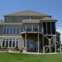 Deck built by Artisan Construction, 7321 N Antioch Gladstone, MO 64119