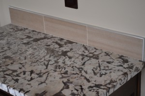 Granite countertop installed by Artisan Construction, 7321 N Antioch Gladstone, MO  64119