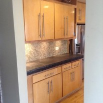Refinished Kitchen cabinets