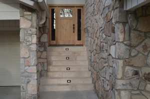 Front door installation by Artisan Construction, 7321 N Antioch Gladstone, MO  64119